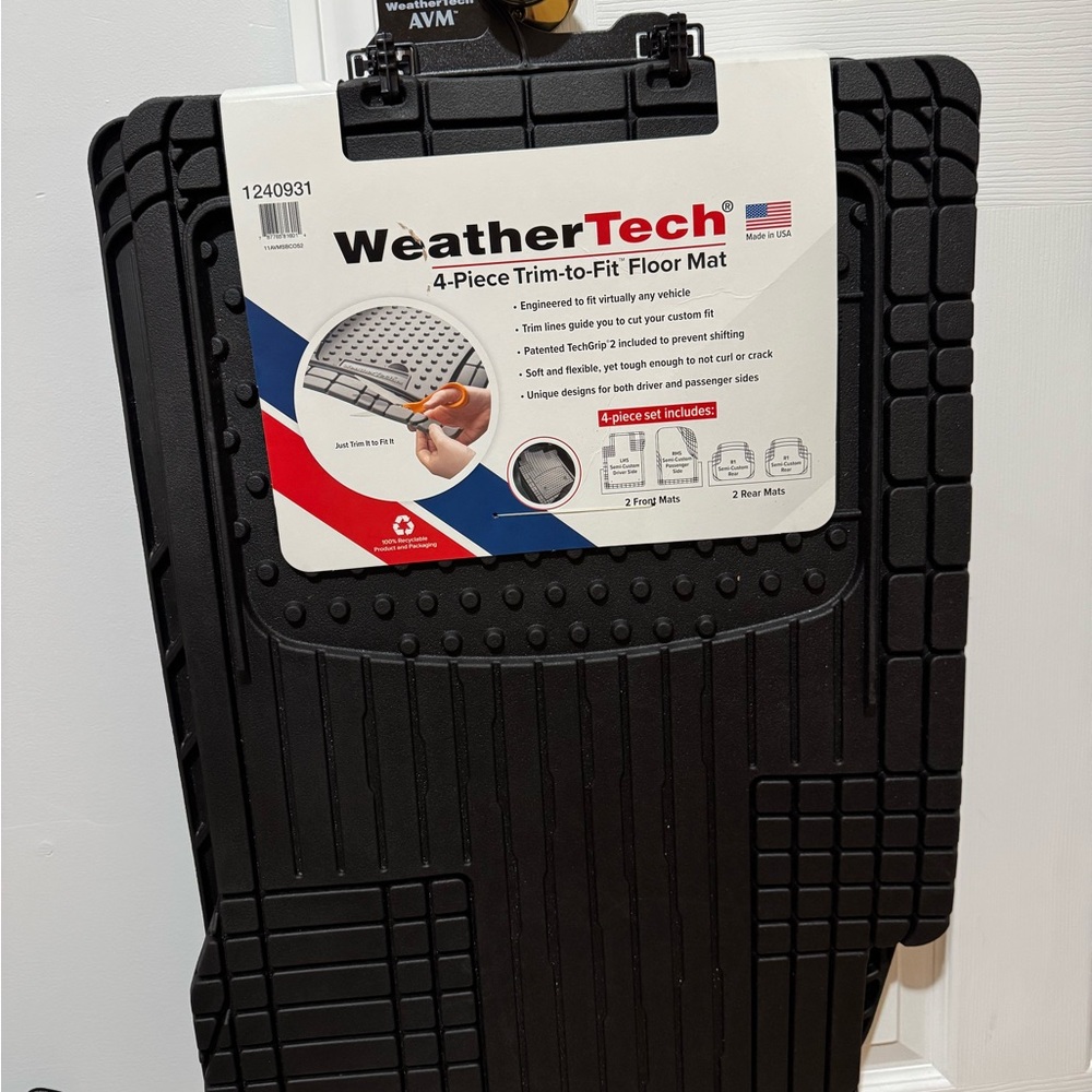 SOLD WeatherTech Black Floor Mat Set